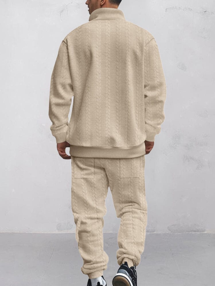 Modern Jacquard Activewear Set