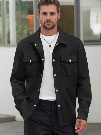 Leisure Utility Double Pockets Jacket
