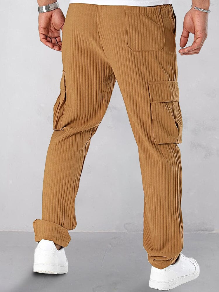 Athleisure Pit-Stripe Cargo Pants
