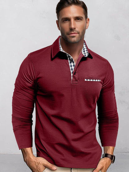 Classic Regular Fit Contrast Plaid Shirt