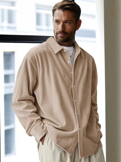 Classic Casual Fit Corduroy Shirt