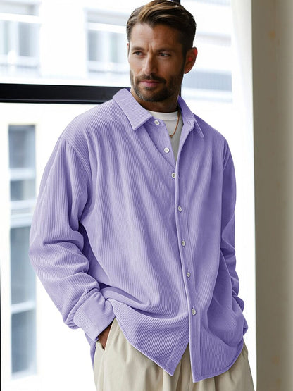 Classic Casual Fit Corduroy Shirt