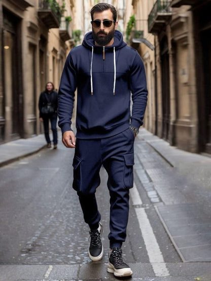 Soft Athleisure Hoodie Pants Set
