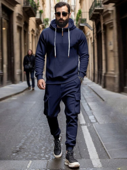 Soft Athleisure Hoodie Pants Set