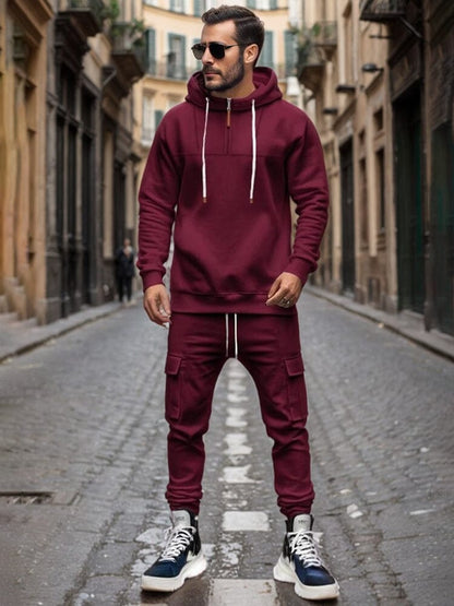 Soft Athleisure Hoodie Pants Set