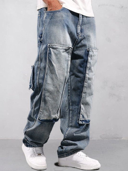 Utility Cargo Denim Jeans