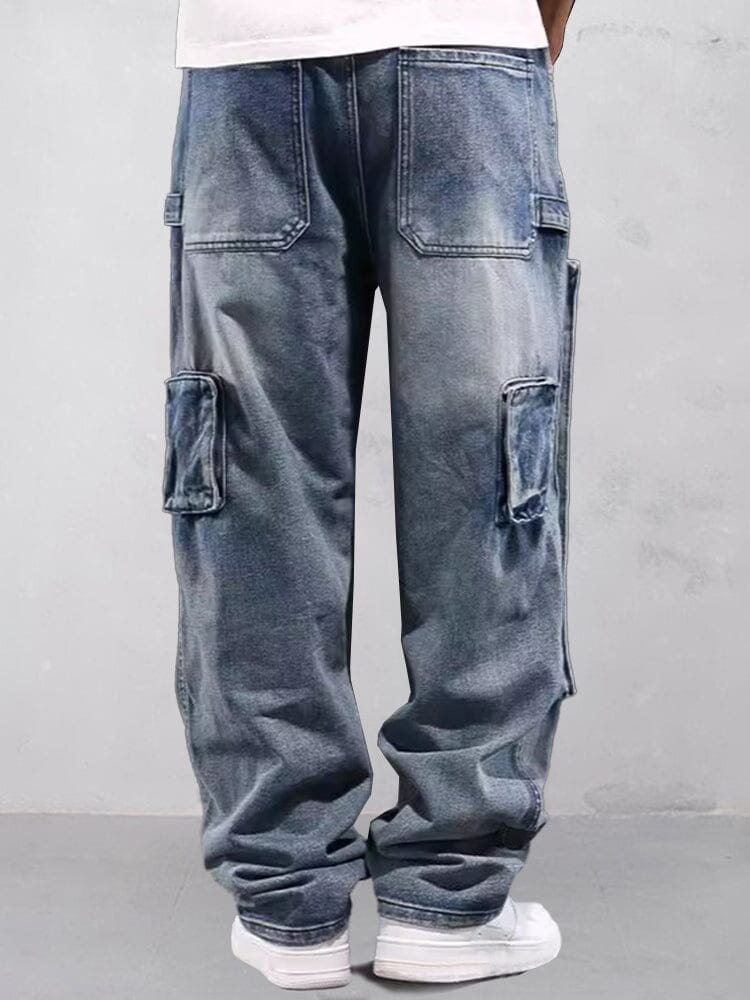 Utility Cargo Denim Jeans