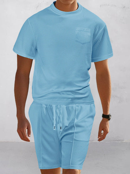 Athleisure Waffle 2-Piece Set