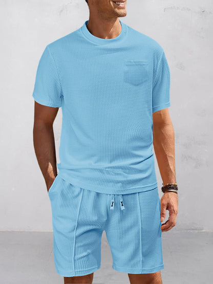 Athleisure Waffle 2-Piece Set