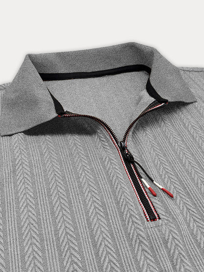 Breathable Summer Knit Polo Shirt