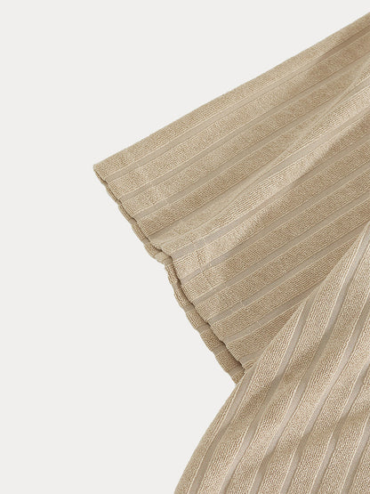 Breathable Vertical Stripe Matching Set