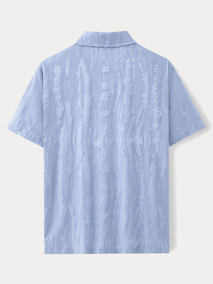 Comfort Fit Textured Beach Shirt