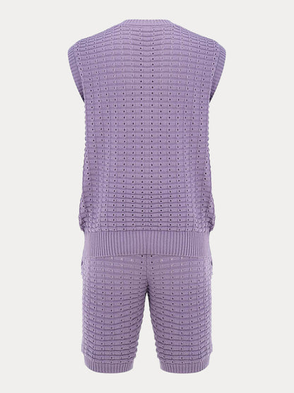 Summer Breathable Knit 2-Piece Set