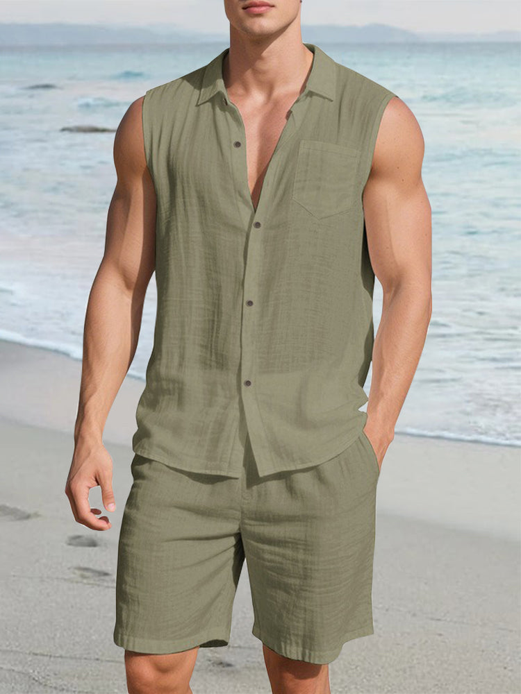 Relaxed Fit 100% Cotton Summer Set