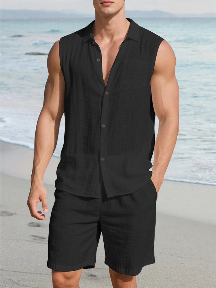 Relaxed Fit 100% Cotton Summer Set