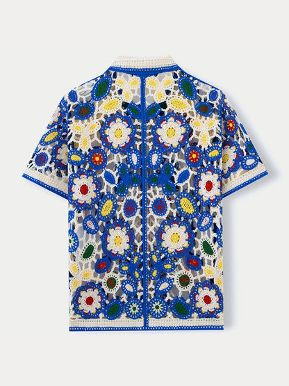 Fashion Summer Breathable Knit Shirt