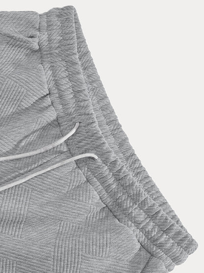 Stylish Jacquard Textured Shorts