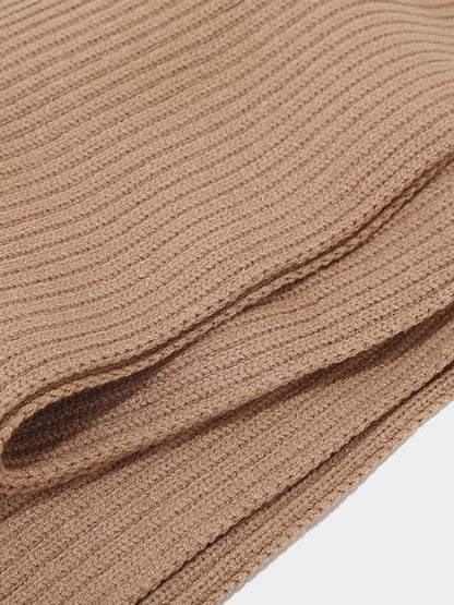 Color Matching Gloves Beanie Scarf 3 In 1 Set