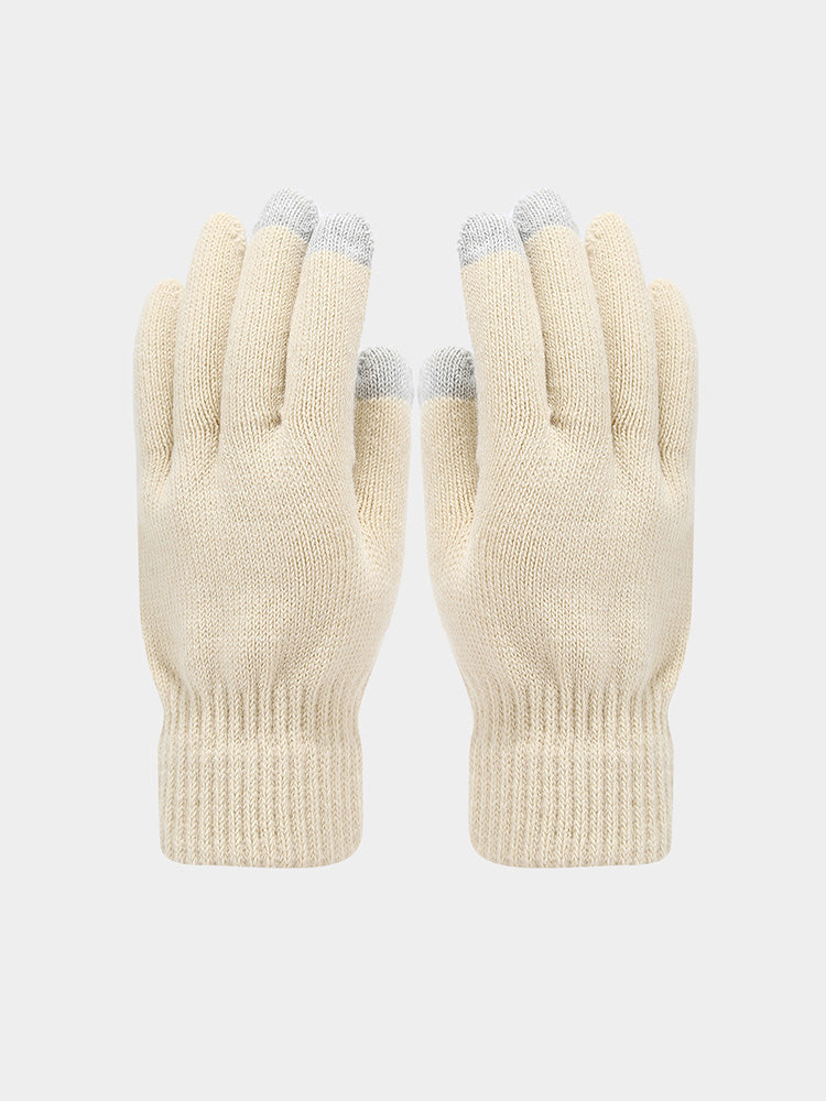 Ultra-Soft Knit Beanie Gloves Neck Warmer 3-in-1 Set