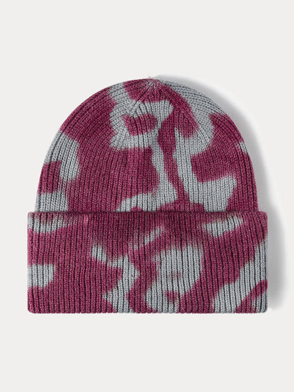 Street Style Tie-Dye Knit Beanie