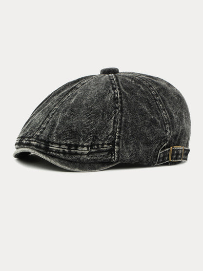 Fashion Vintage Denim Newsboy Cap