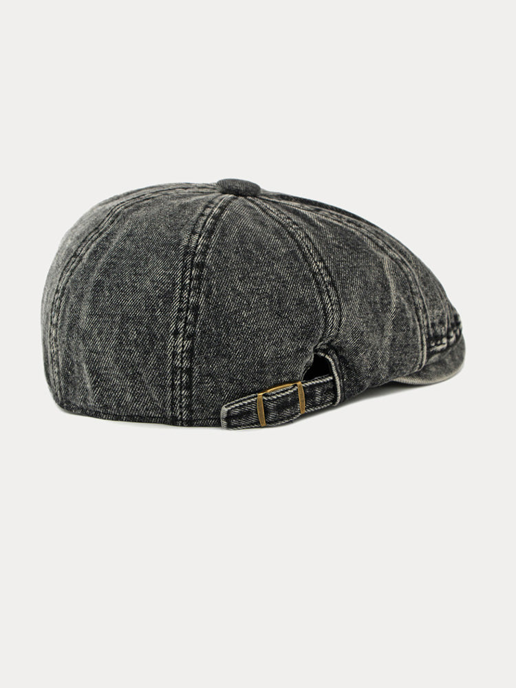 Fashion Vintage Denim Newsboy Cap