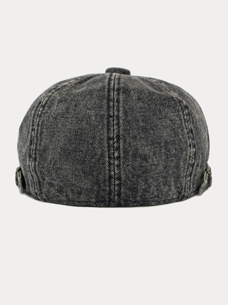 Fashion Vintage Denim Newsboy Cap