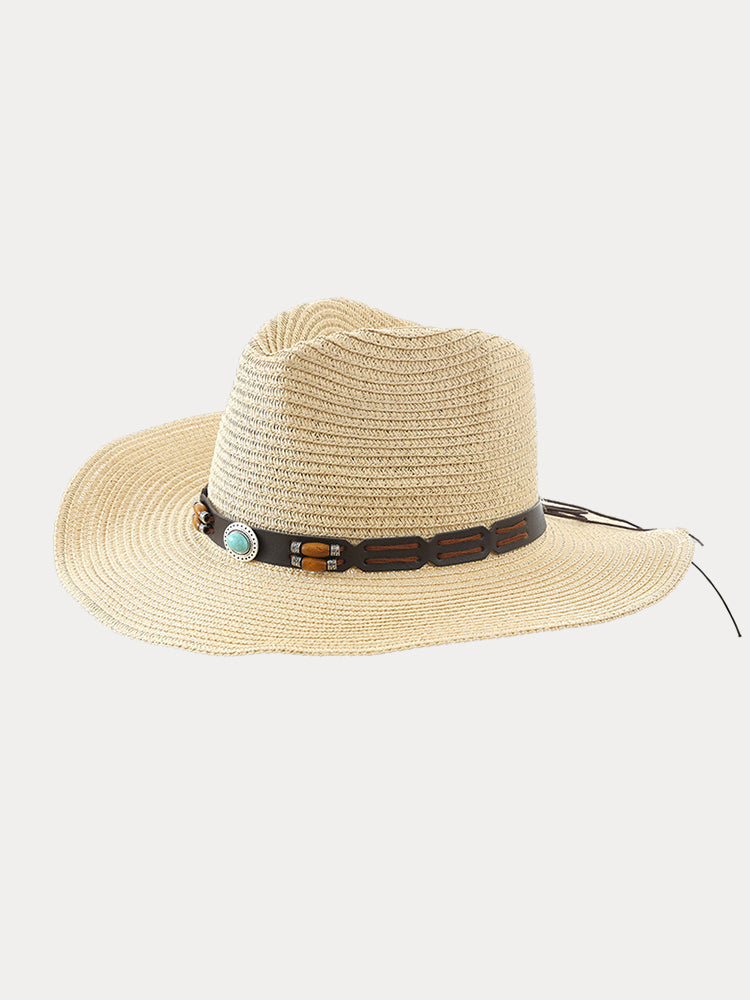 Classic Summer Straw Fishing Beach Hat