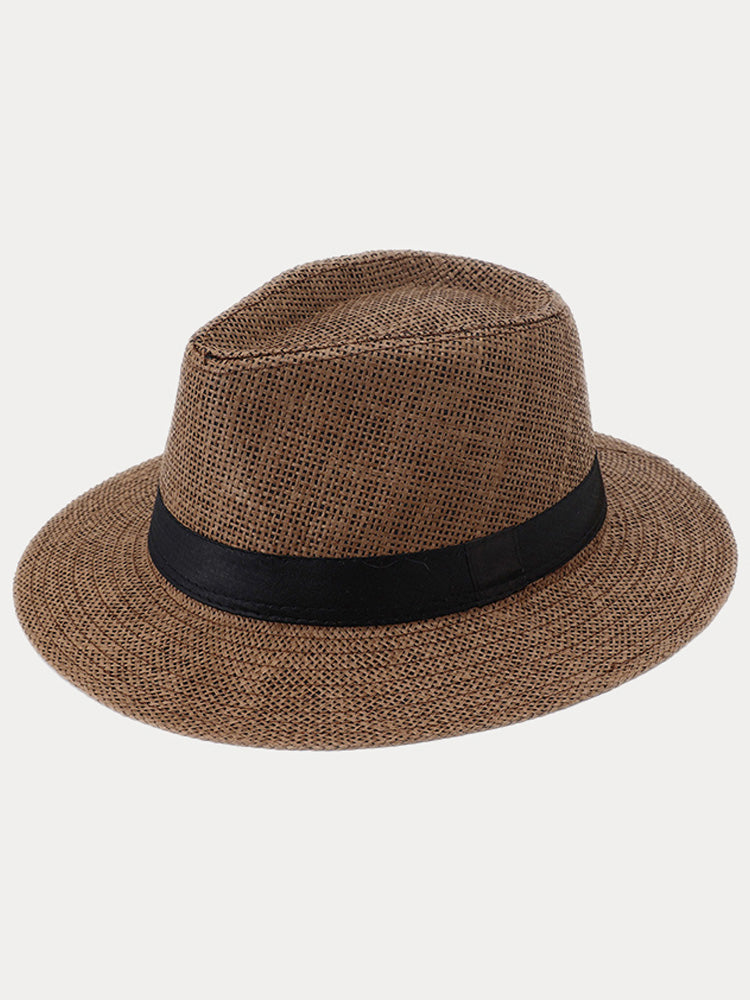 Unisex Structured Panama Straw Hat