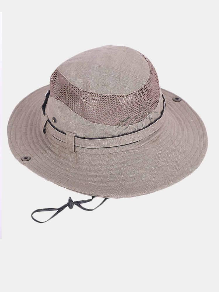 Men's Breathable Wide Brim Outdoor Sun Hat