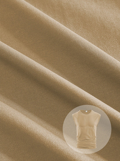Men's Minimalist Drop Shoulder Sleeveless Tee