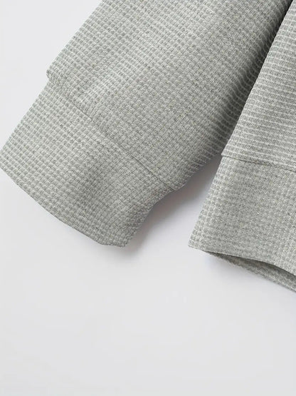 Modern Smart Casual Plaid Zip Jacket and Slim Pants Set