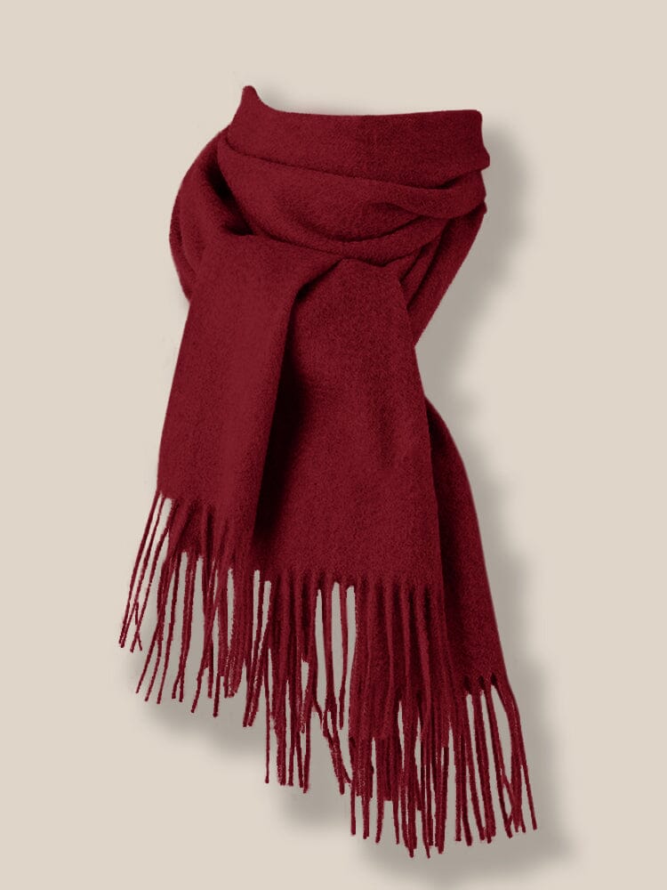 Comfy Tassel Faux Pashmina Scarf