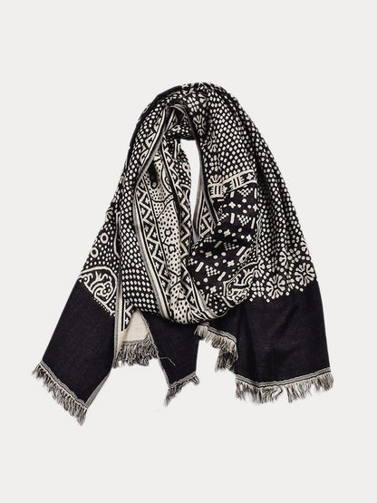 Stylish Tassel Paisley Scarf
