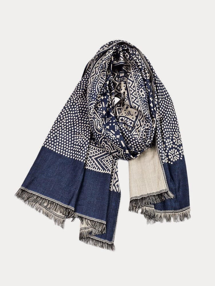 Stylish Tassel Paisley Scarf
