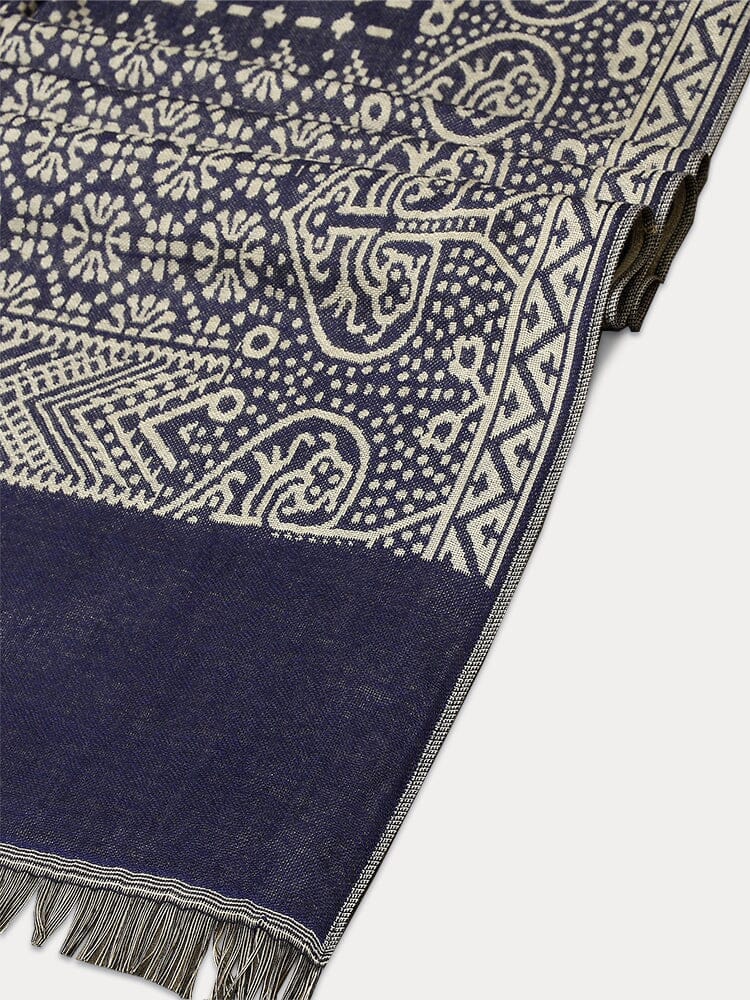 Stylish Tassel Paisley Scarf