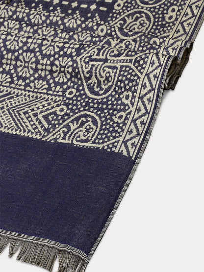 Stylish Tassel Paisley Scarf