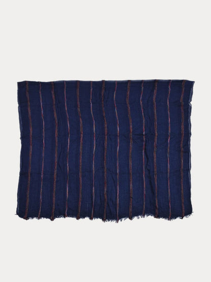 Soft Stripe Tassel Scarf
