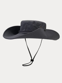 Wide Brim-Dark Grey