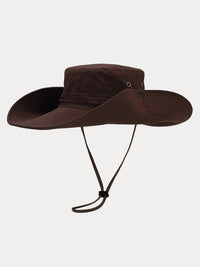 Wide Brim-Brown