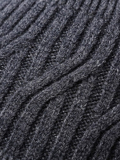 Minimalist Fleece Lined Knit Beanie