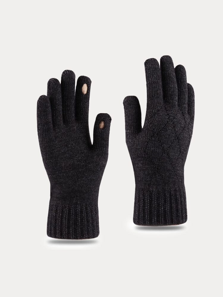 Cable Knit Touch Screen Gloves