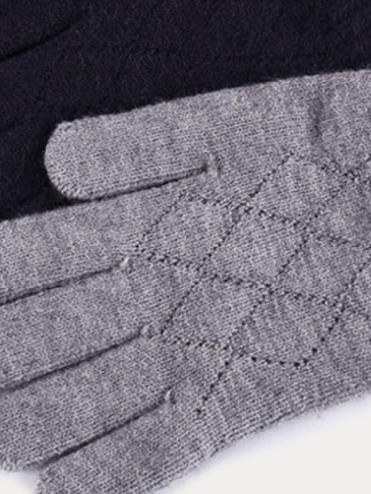 Cable Knit Touch Screen Gloves