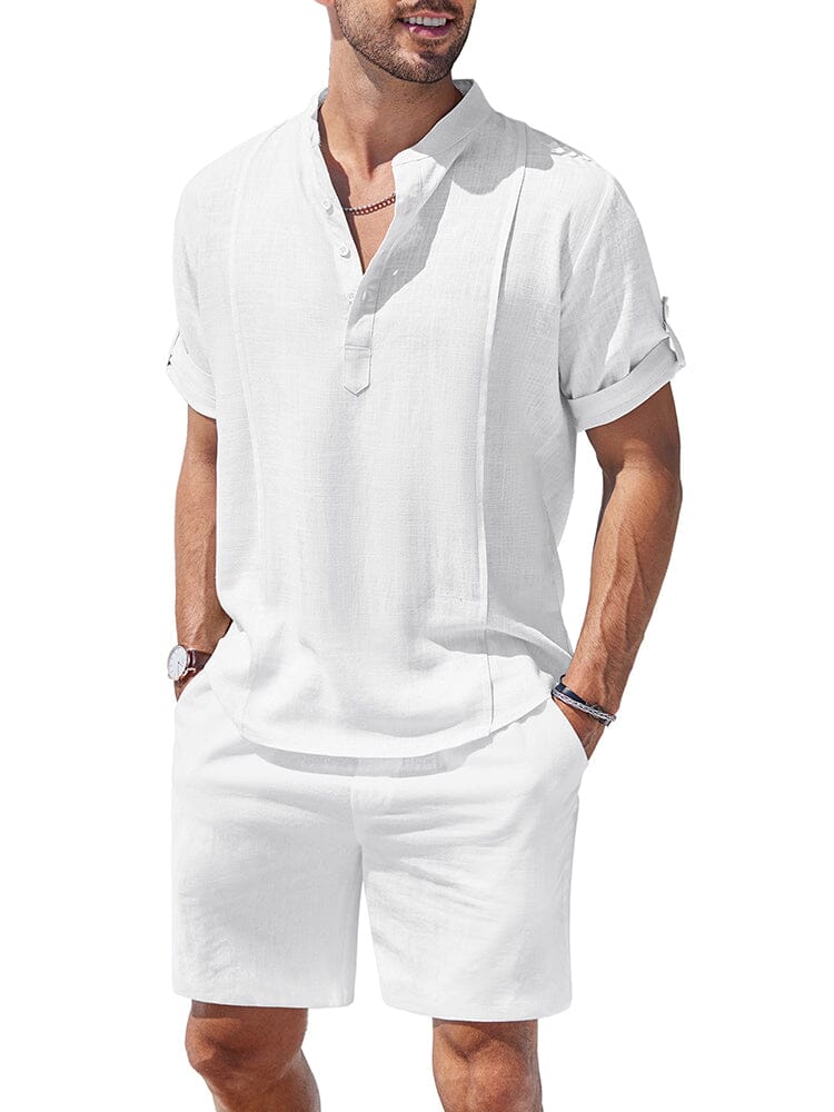 Cozy Lightweight Solid Shirt Sets (US Only)
