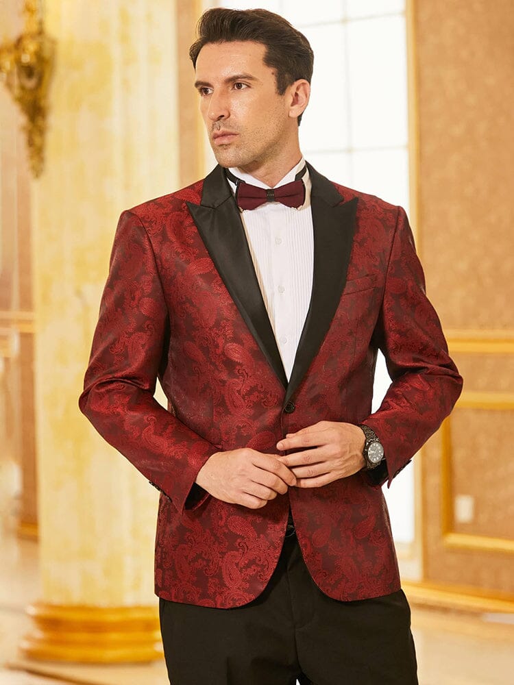 Floral Tuxedo Paisley Suit Jacket (US Only)
