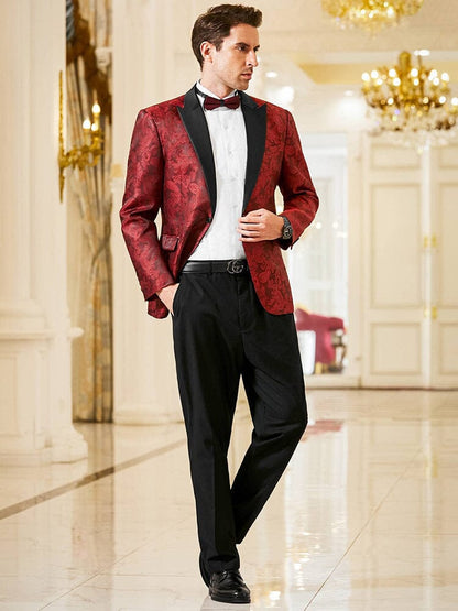 Floral Tuxedo Paisley Suit Jacket (US Only)