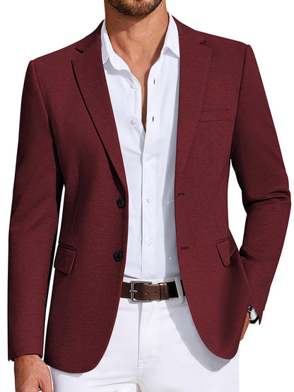 Business Casual Two Buttons Suit Jacket Blazer (US Only)