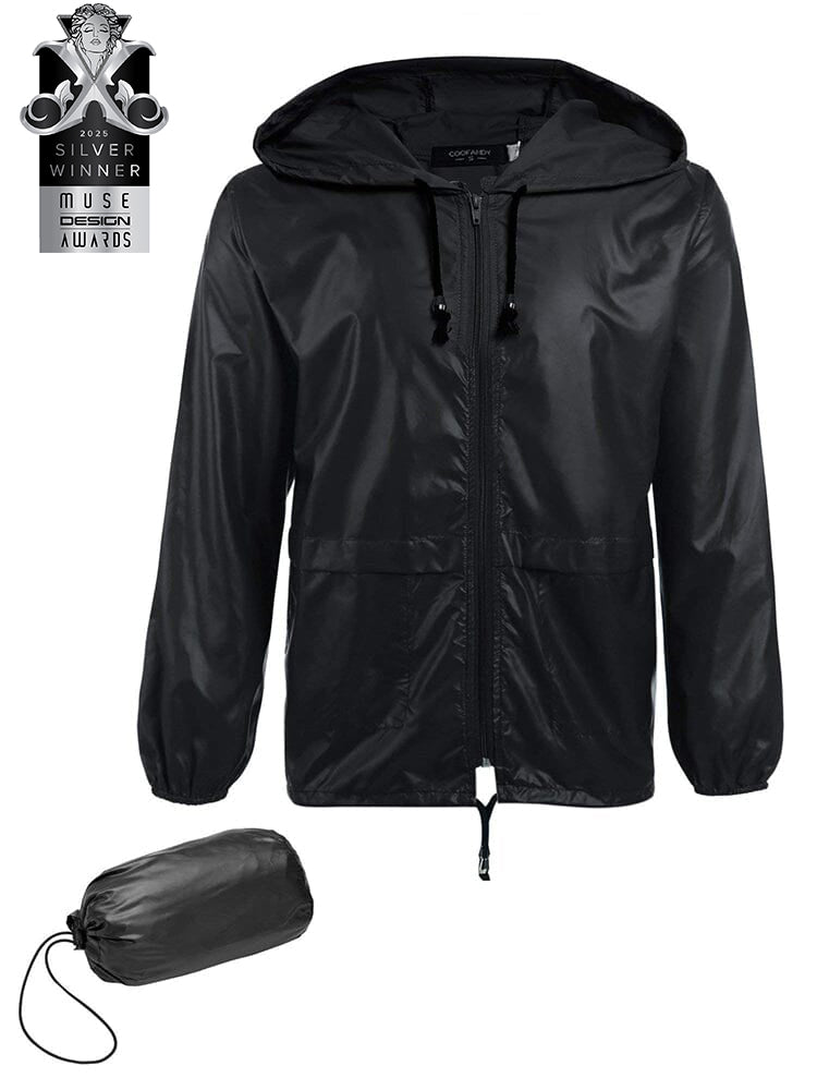 Packable Classic Cycling Outdoor Waterproof Raincoat (US Only)