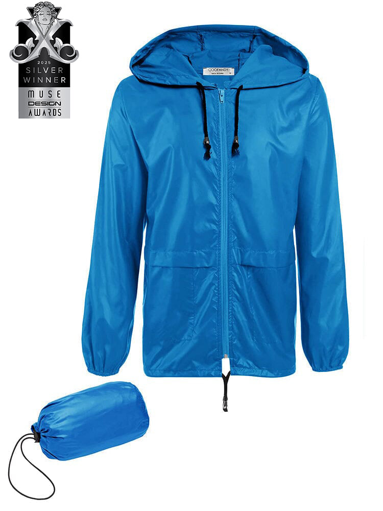 Packable Classic Cycling Outdoor Waterproof Raincoat (US Only)