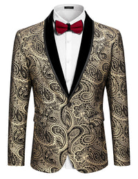 Gold Paisley